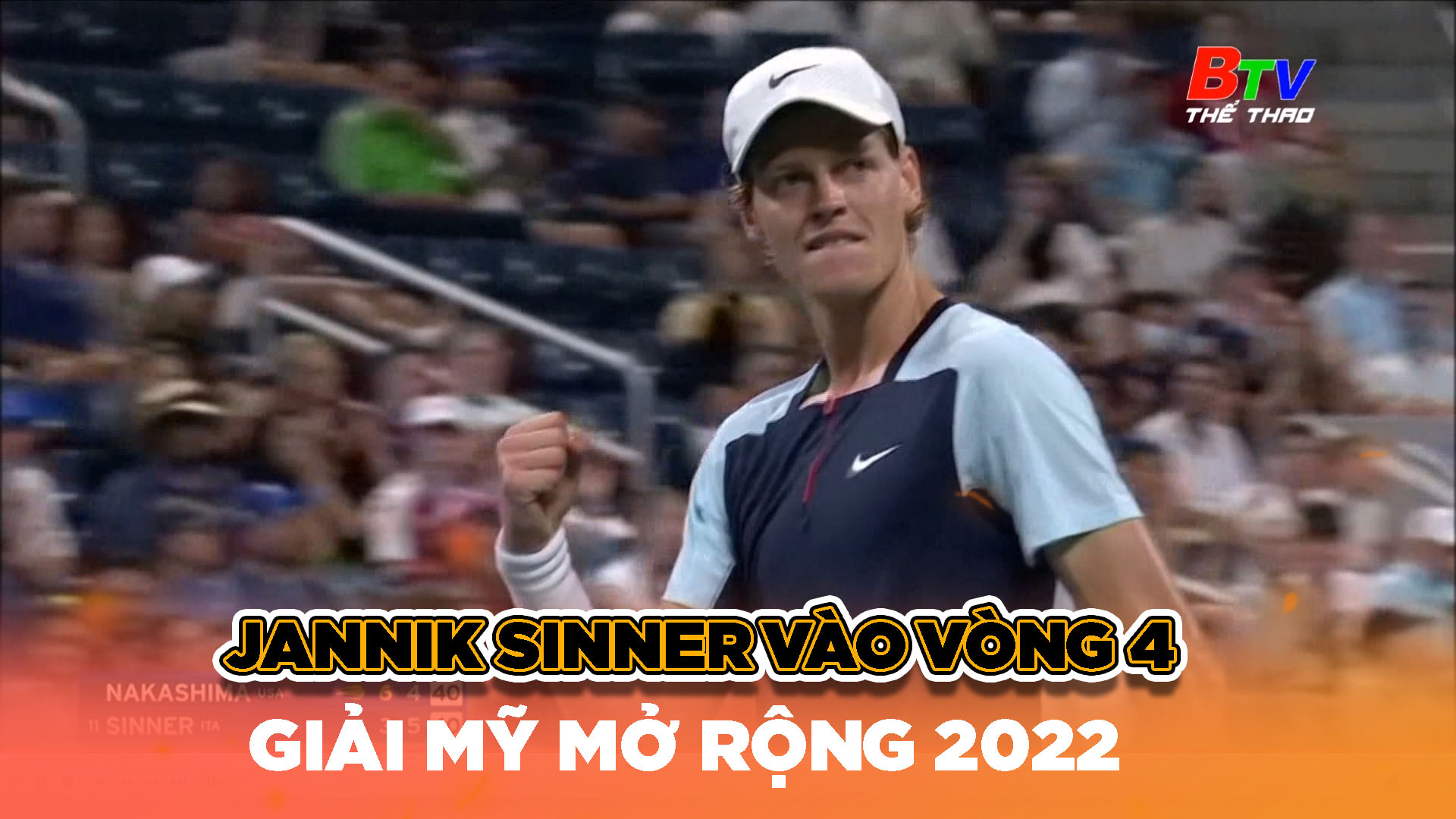 Jannik Sinner vào vòng 4 Giải Mỹ mở rộng 2022